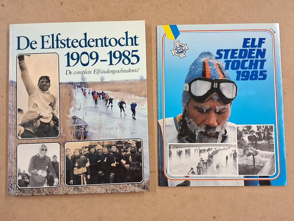 De Elfstedentocht 1909-1985 & Elfstedentocht 1985 boeken, Ophalen of Verzenden, Gelezen, Diverse, Wintersport