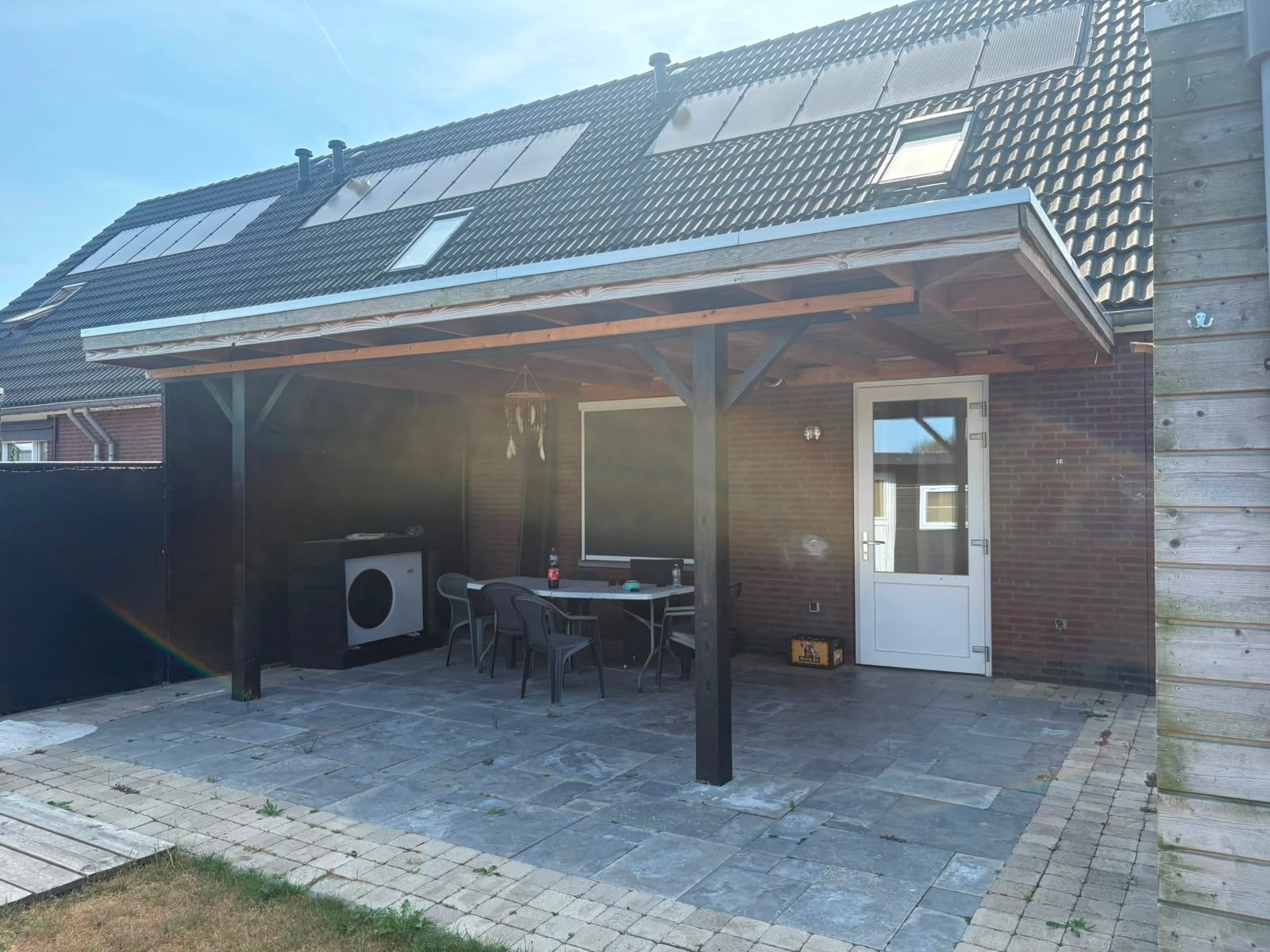 Mooie houten douglas overkapping 6,5 x 4 meter, Ophalen, Gebruikt, Overige typen