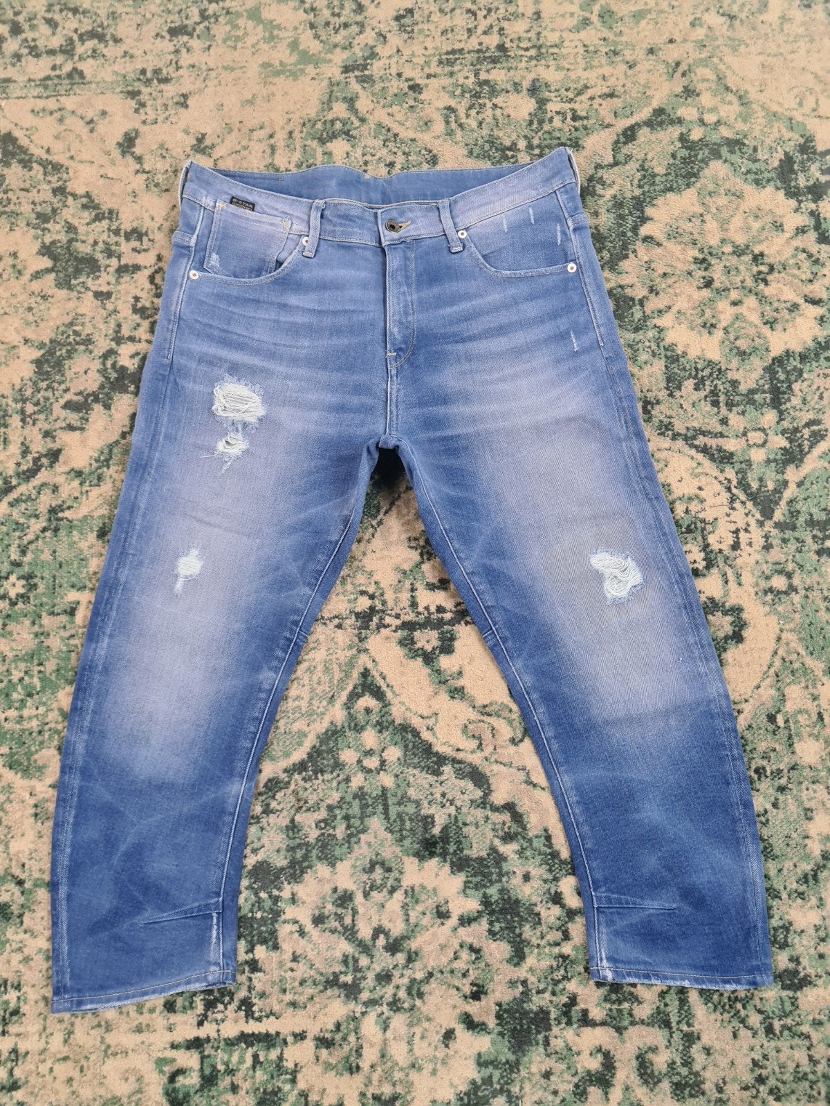 G-star crotch 3D loose Tapered W29 L30 Dames Tulsi2930 Blauw, Blauw, Ophalen of Verzenden, W28 - W29 (confectie 36), G-STAR RAW