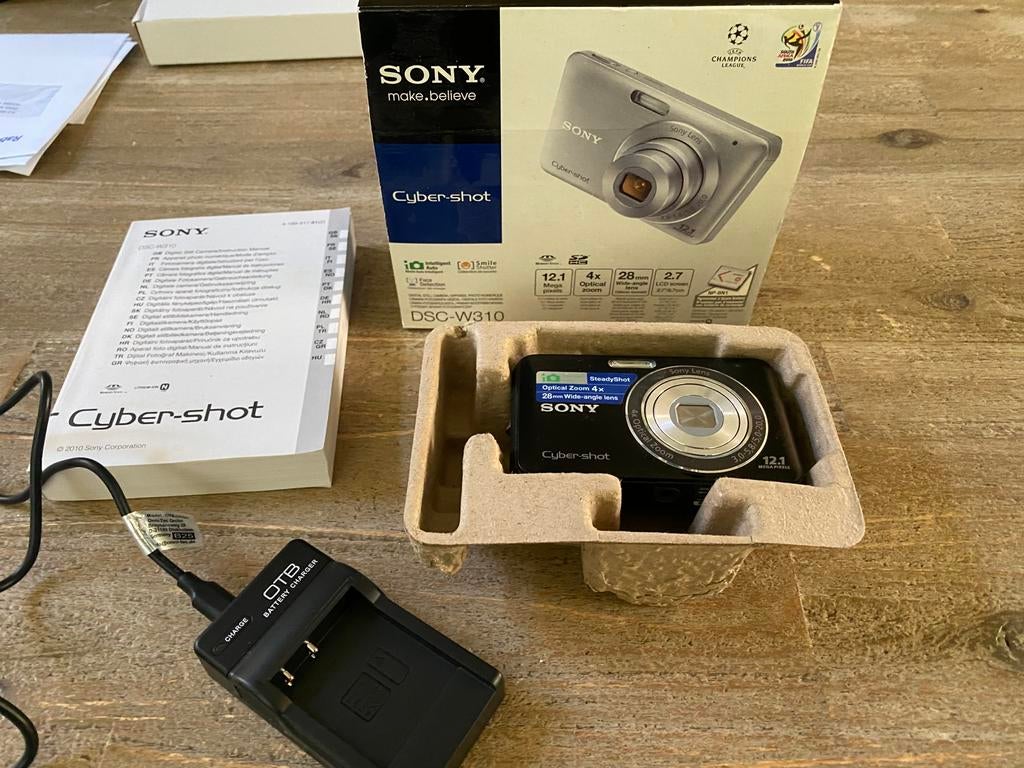 Sony cyber shot DSC W310 in doos compleet, Ophalen of Verzenden, Zo goed als nieuw, Sony, 8 keer of meer