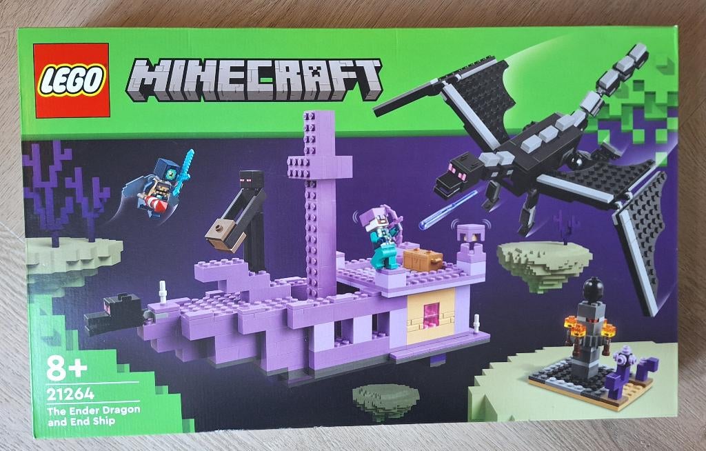 LEGO Minecraft 21264 The Ender Dragon and End Ship >>NIEUW<<, Ophalen of Verzenden, Nieuw, Complete set, Lego