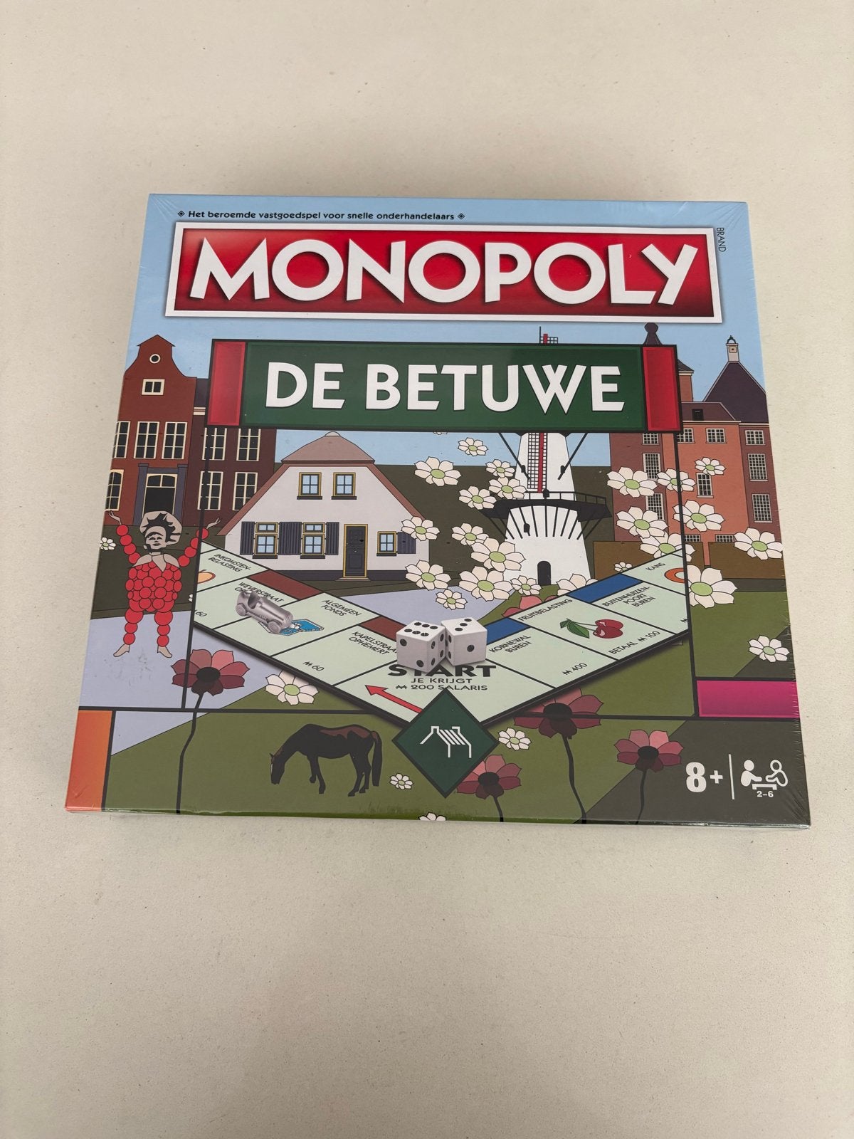 Monopoly De Betuwe - Nieuw in seal - Hasbro Gaming bordspel!, Vijf spelers of meer, Ophalen of Verzenden, Nieuw