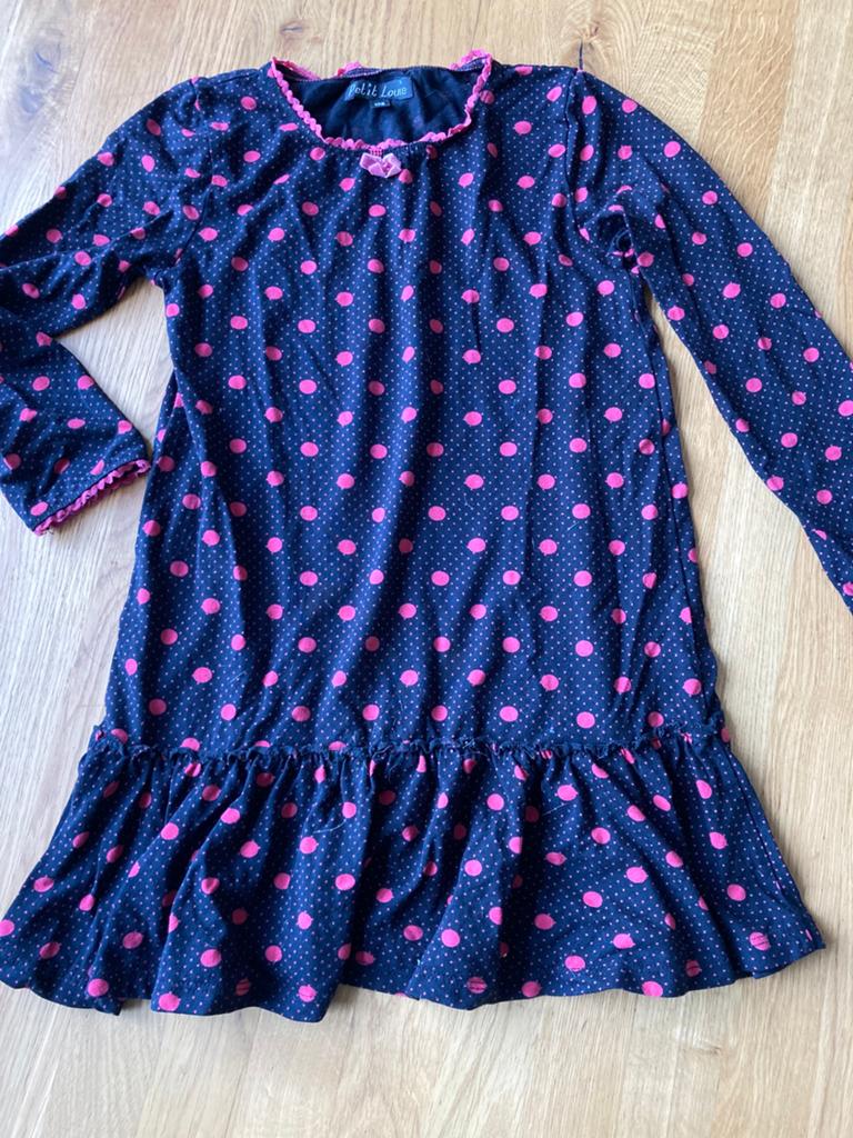 Petit Louie jurk - 122/128 zgan, Kinderen en Baby's, Ophalen of Verzenden, Zo goed als nieuw, Meisje, Jurk of Rok