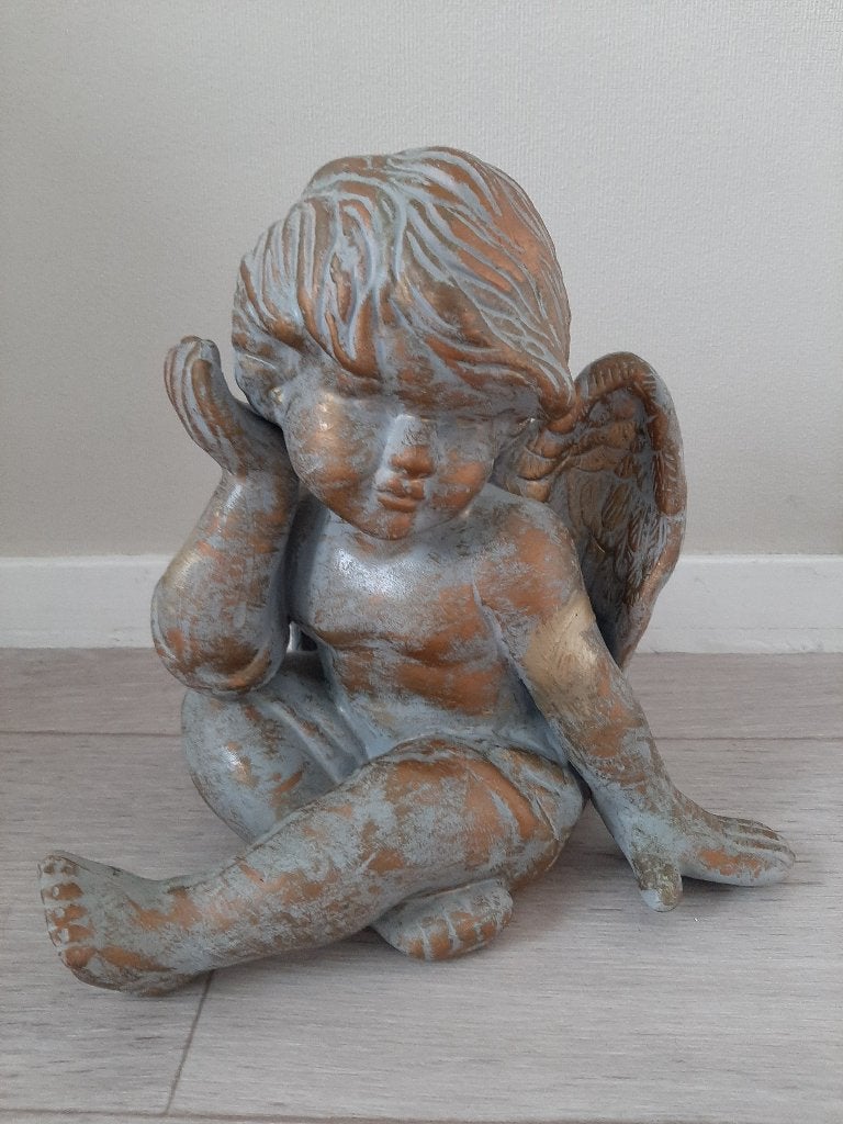 Groot beeld engel engeltje 25 cm hoog, Ophalen, Gebruikt