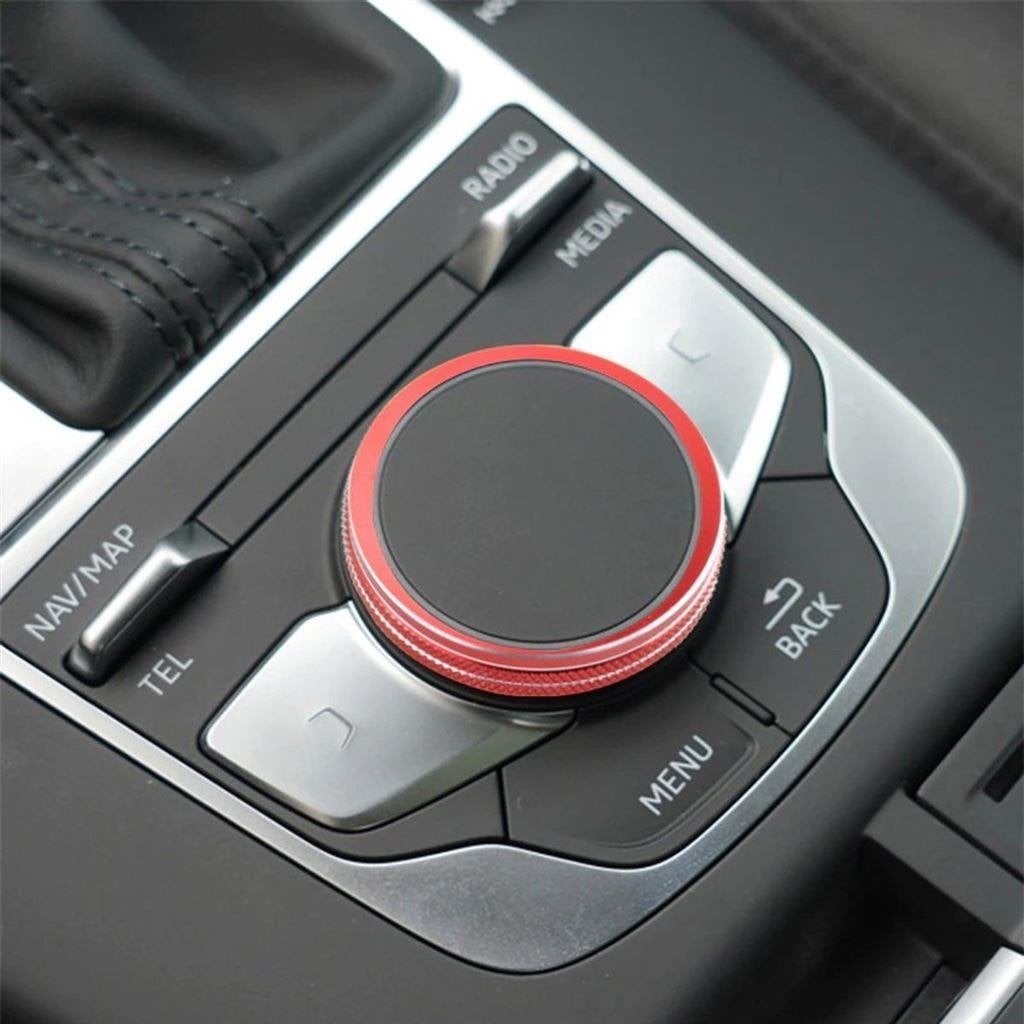 Navigatie knop Trim Rood Geschikt voor Audi A3 S3 Rs3 8V MMI, Verzenden, Automotive Parts, A.parts@hotmail.nl, Trasmolenlaan 12 3447 GZ Woerden