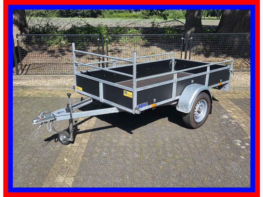 Saris Bakwagen enkelasser ongeremd 255x132x30 750 kg, Gebruikt