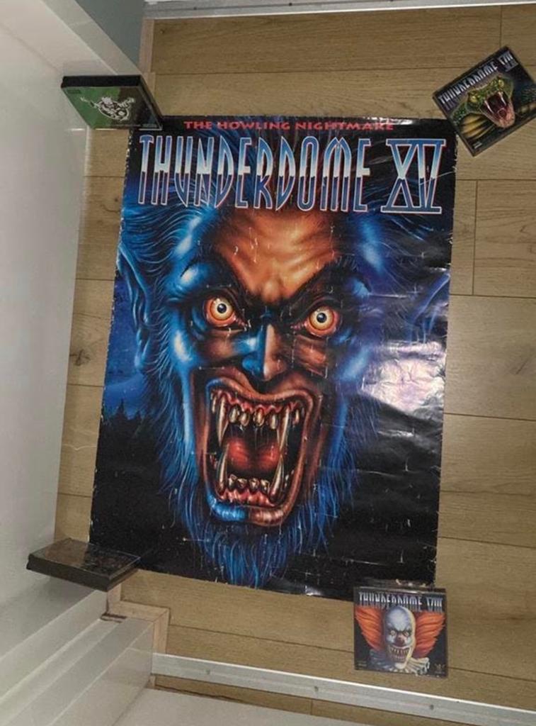 Thunderdome poster origineel, Ophalen of Verzenden, Zo goed als nieuw, Overige formaten