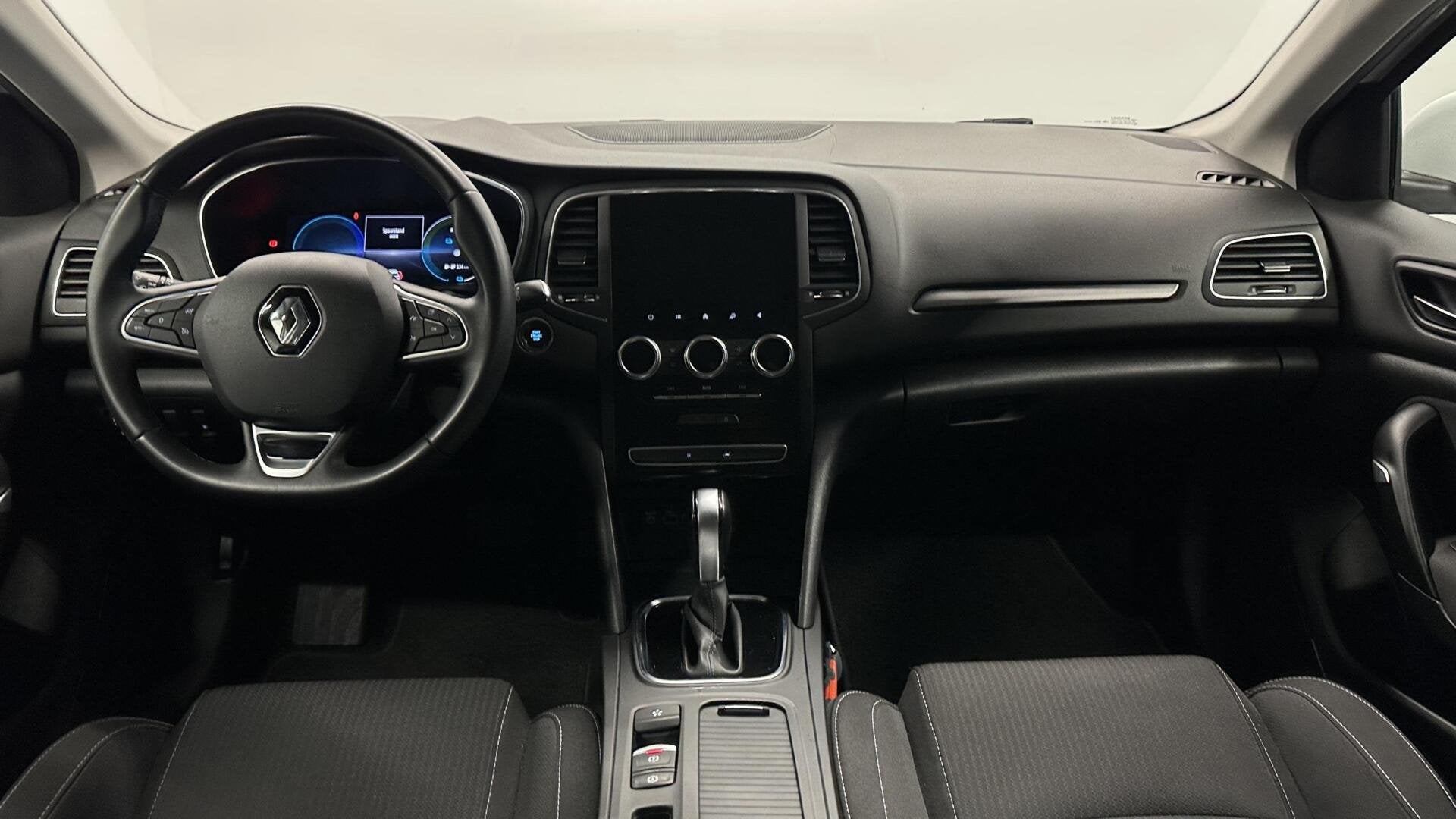 Renault Megane Estate 1.6 E-Tech Plug-In Hybrid 160 Business, Gebruikt, 4 cilinders, Met garantie (alle), Wit