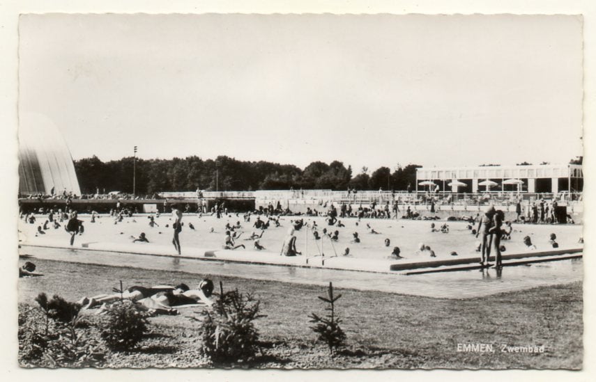 Emmen Zwembad (1) 1969, Ophalen, 1960 tot 1980, Ongelopen, Drenthe