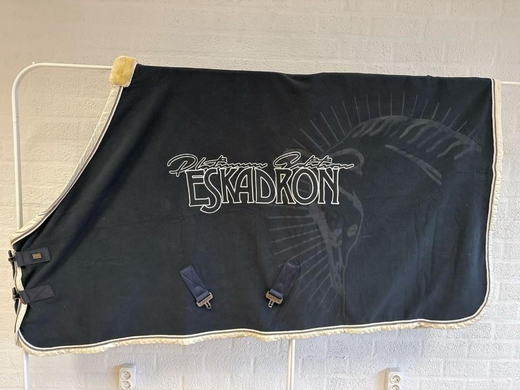 Eskadron Platinum zweetdeken blauw 185, Gebruikt, Zweetdeken, Ophalen of Verzenden, Eskadron