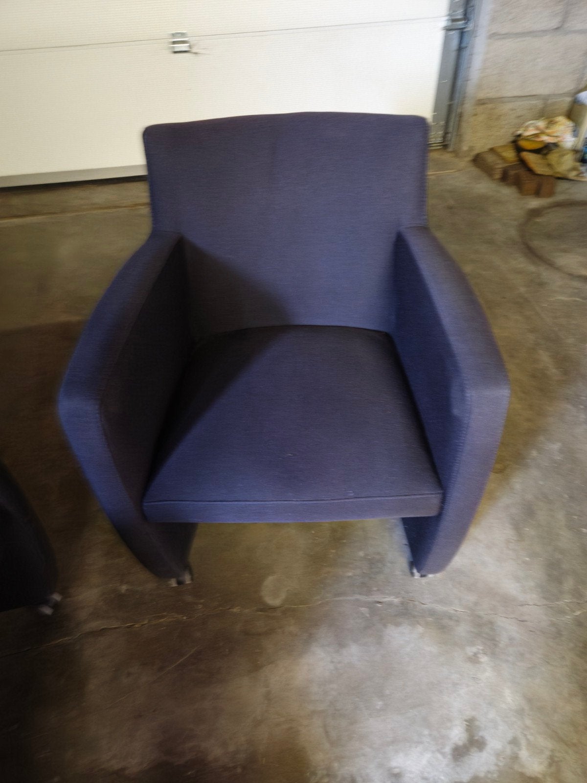 Te koop 6 stoelen van Leolux, Ophalen, Gebruikt, 75 tot 100 cm, Stof