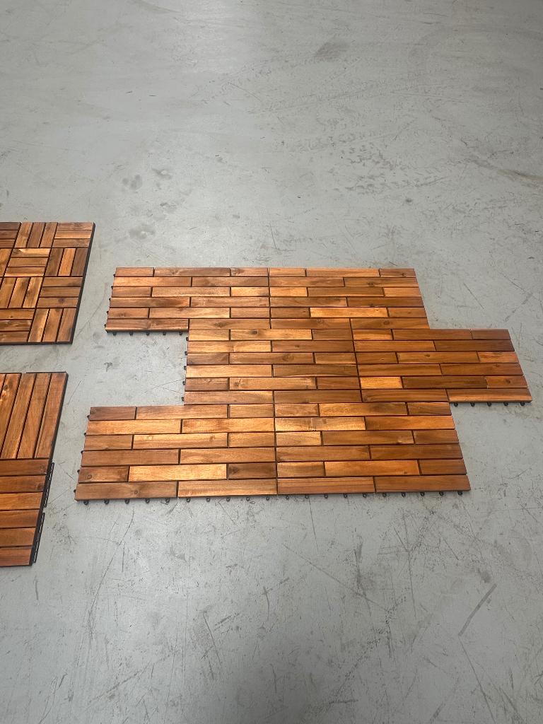 Acacia Houten Balkontegels - Lijkt op Ikea Runnen - NIEUW, Tuin en Terras, Info@ydemanne.nl, Nieuw, Ophalen of Verzenden, Ydemanne