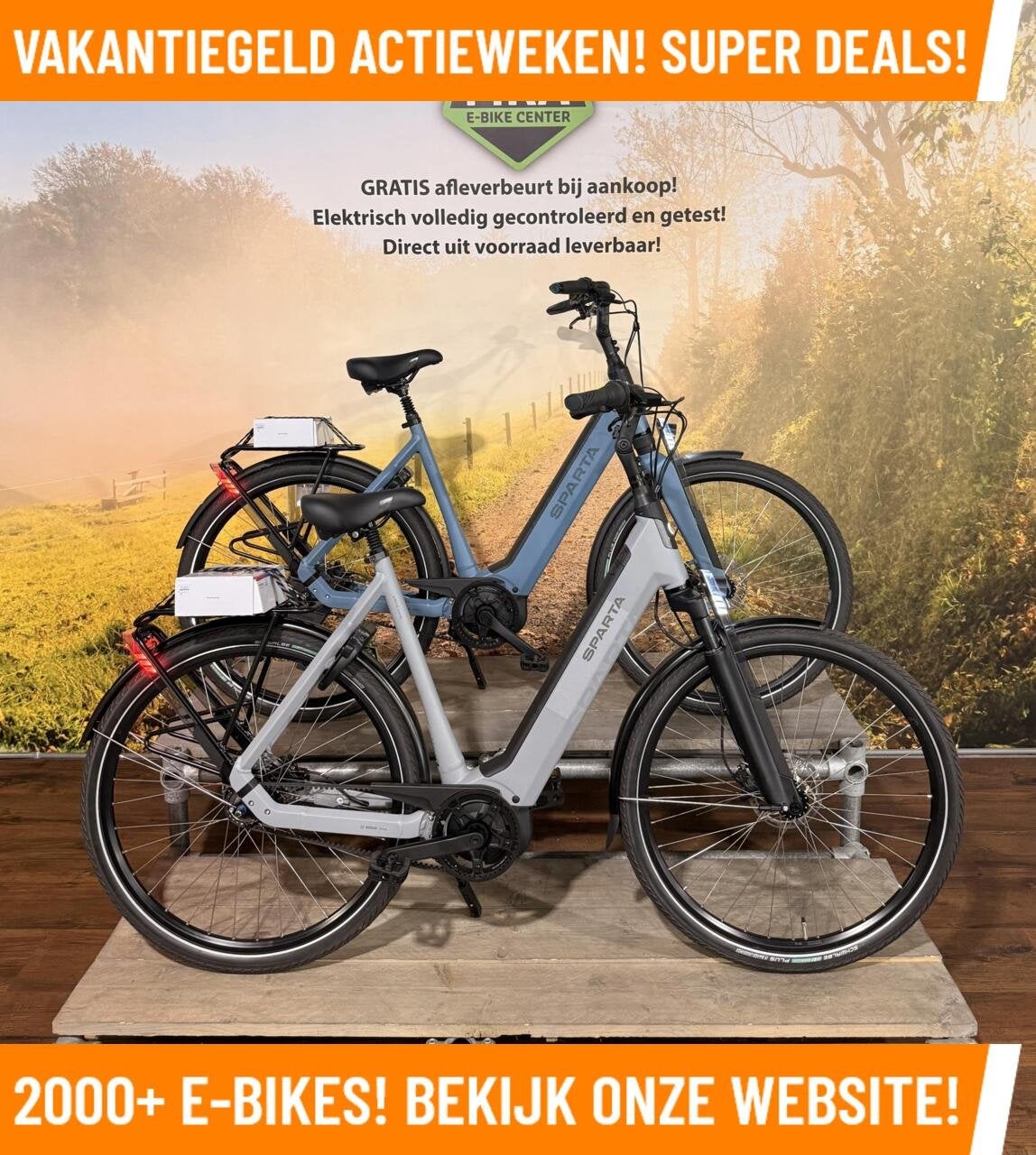 Sparta Elektrische fietsen met BOSCH midden motoren! EBIKE!, Fietsen en Brommers, 59 cm of meer, Nieuw, Sparta