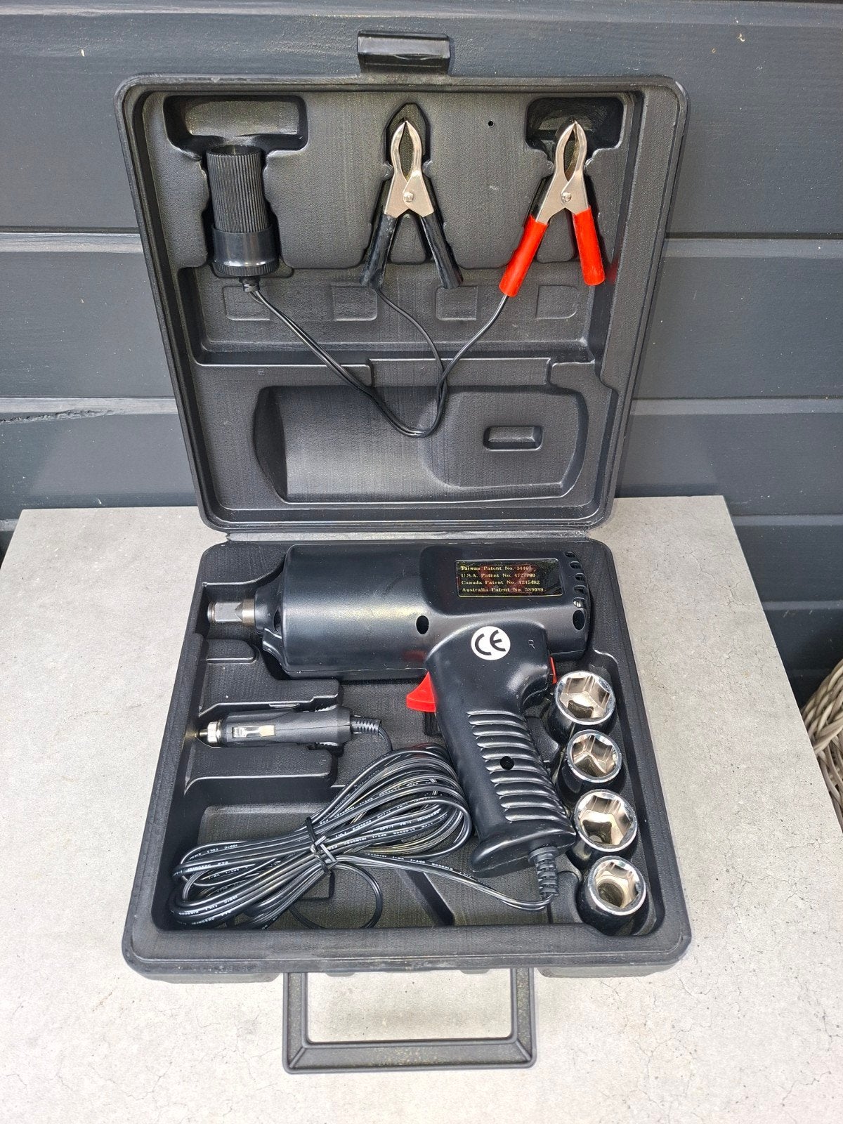 Elektrische Slagmoersleutel 12V met Koffer, Ophalen, Nieuw