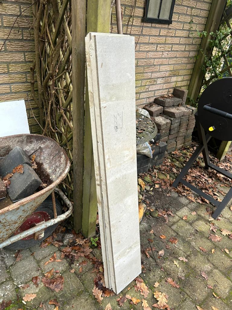Geïsoleerde kantplank 2x, Ophalen of Verzenden, Gebruikt