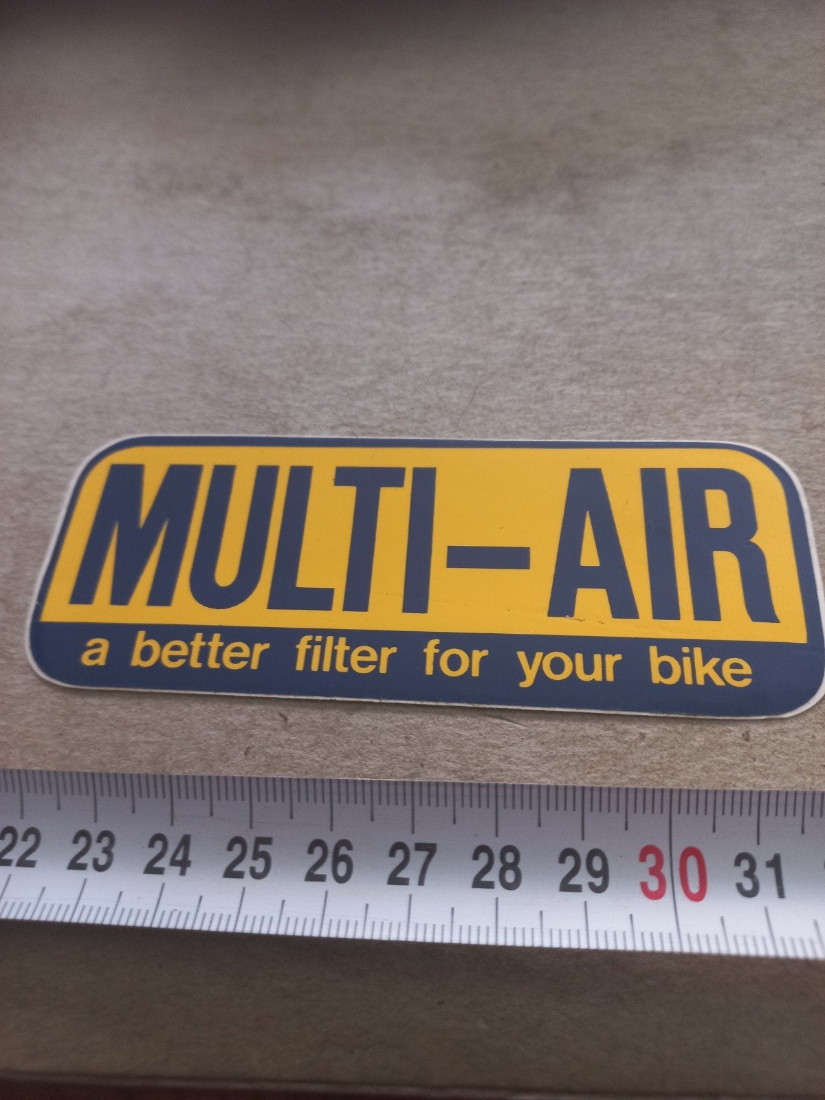 Multi-Air Sticker - "a better filter for your bike", Ophalen of Verzenden