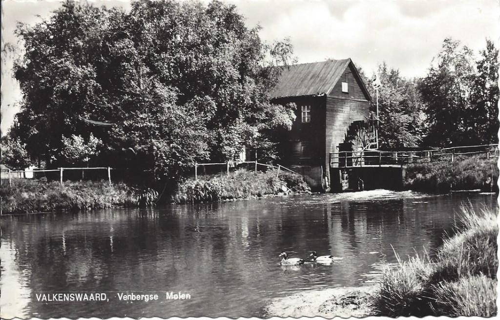 Valkenswaard (N.B.) Venbergse Molen, gelopen 1963, Ophalen of Verzenden, 1960 tot 1980, Gelopen, Noord-Brabant