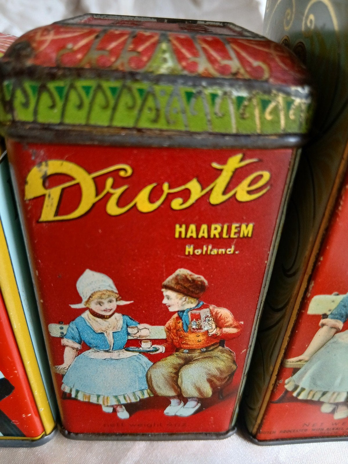 Droste Cacao Blikklem Holland, Ophalen of Verzenden, Gebruikt