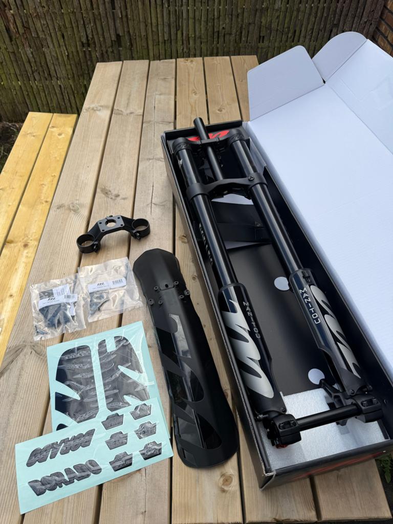 Manitou Dorado Exp37 Gen2 27,5/29” 180-203mm 47 OFFSET BOOST, Nieuw, Ophalen of Verzenden, Voorvork, Aluminium
