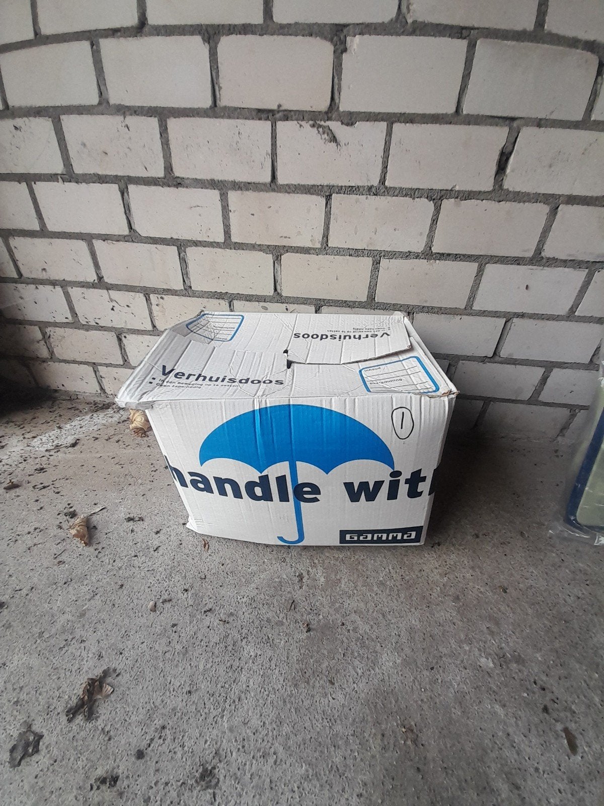 Verhuis doos bierglazen nr 1, Ophalen, Zo goed als nieuw, Glas of Glazen, Overige merken