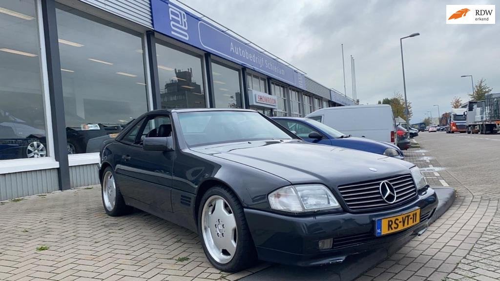 Mercedes-Benz SL-klasse 500 SL, Auto's, Mercedes-Benz, Automaat, Achterwielaandrijving, Zwart, Leder