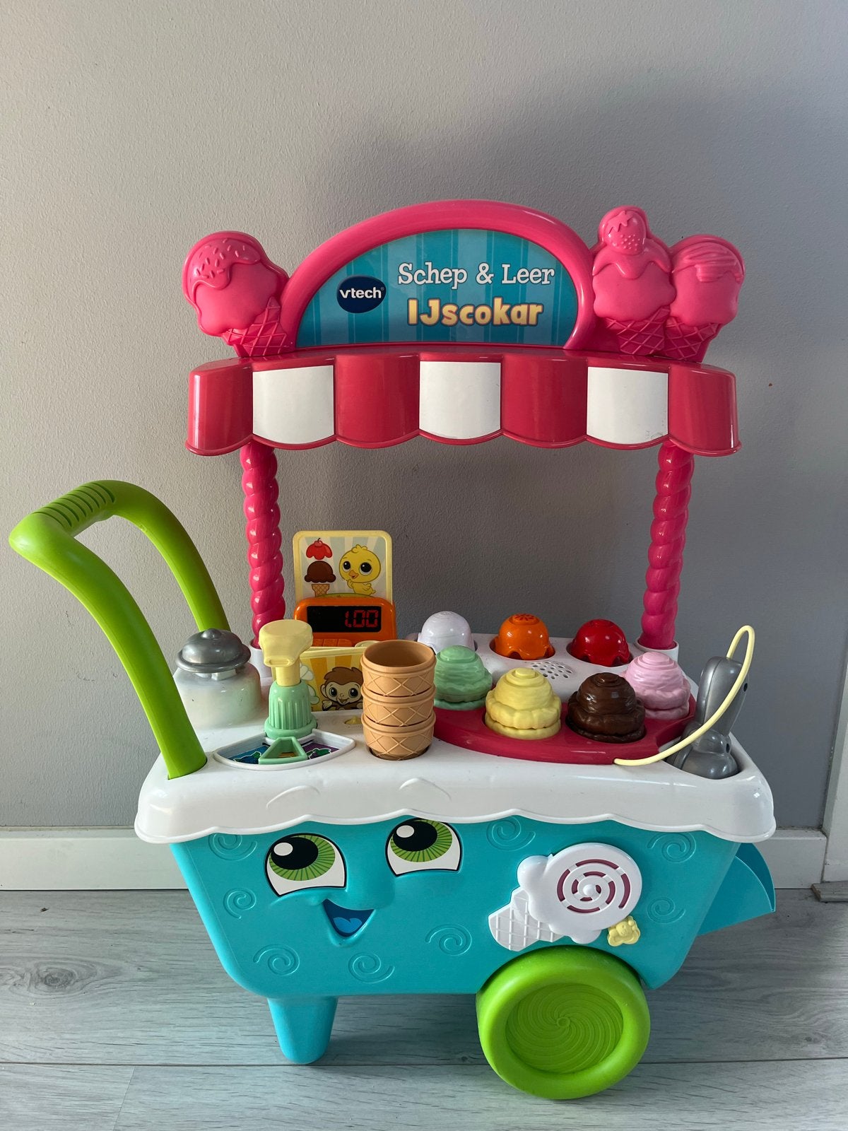 VTech Schep & Leer IJscokar, Ophalen, Gebruikt, 2 tot 4 jaar