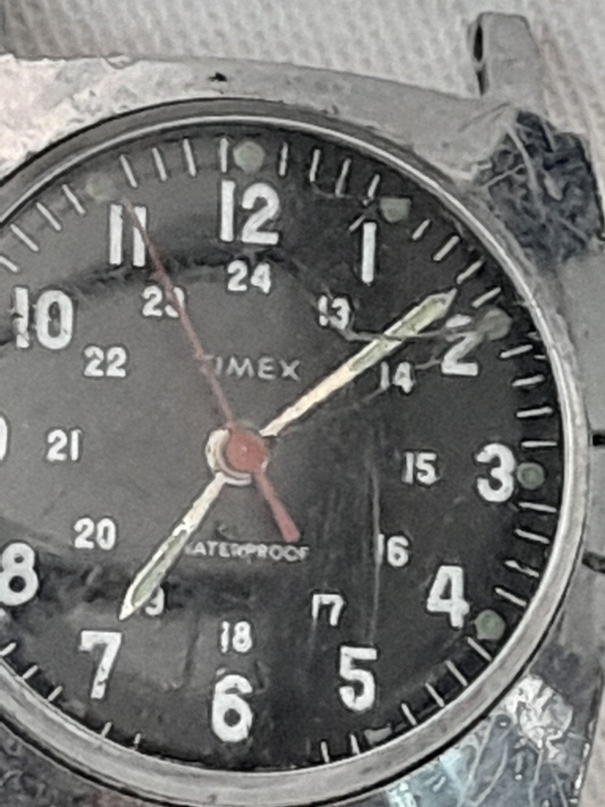Vintage Timex Polshorloge, Overige merken, Staal, Met bandje, Polshorloge