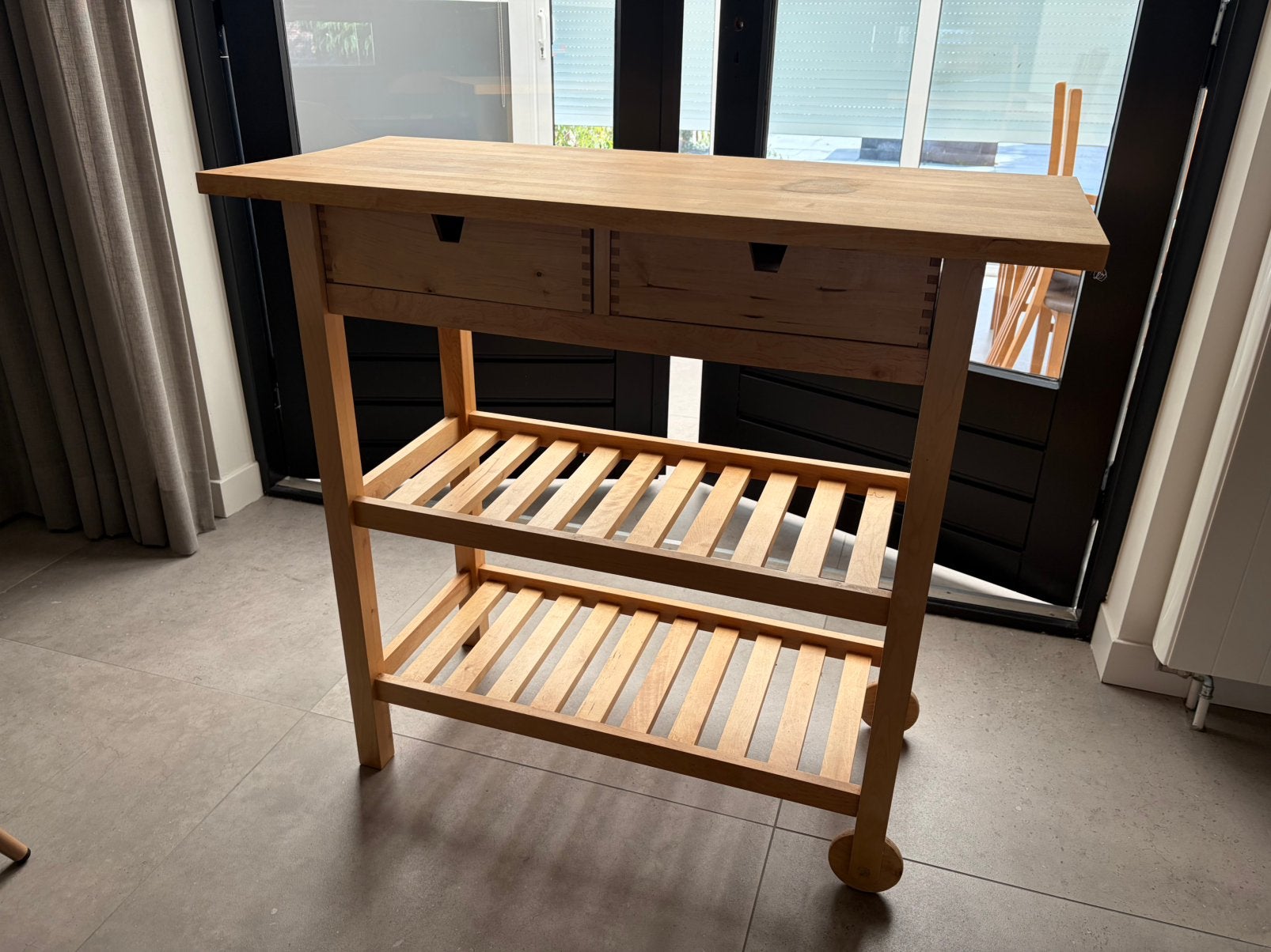 Trolley voor in de keuken, Ophalen, Overige materialen, Gebruikt, 50 tot 100 cm