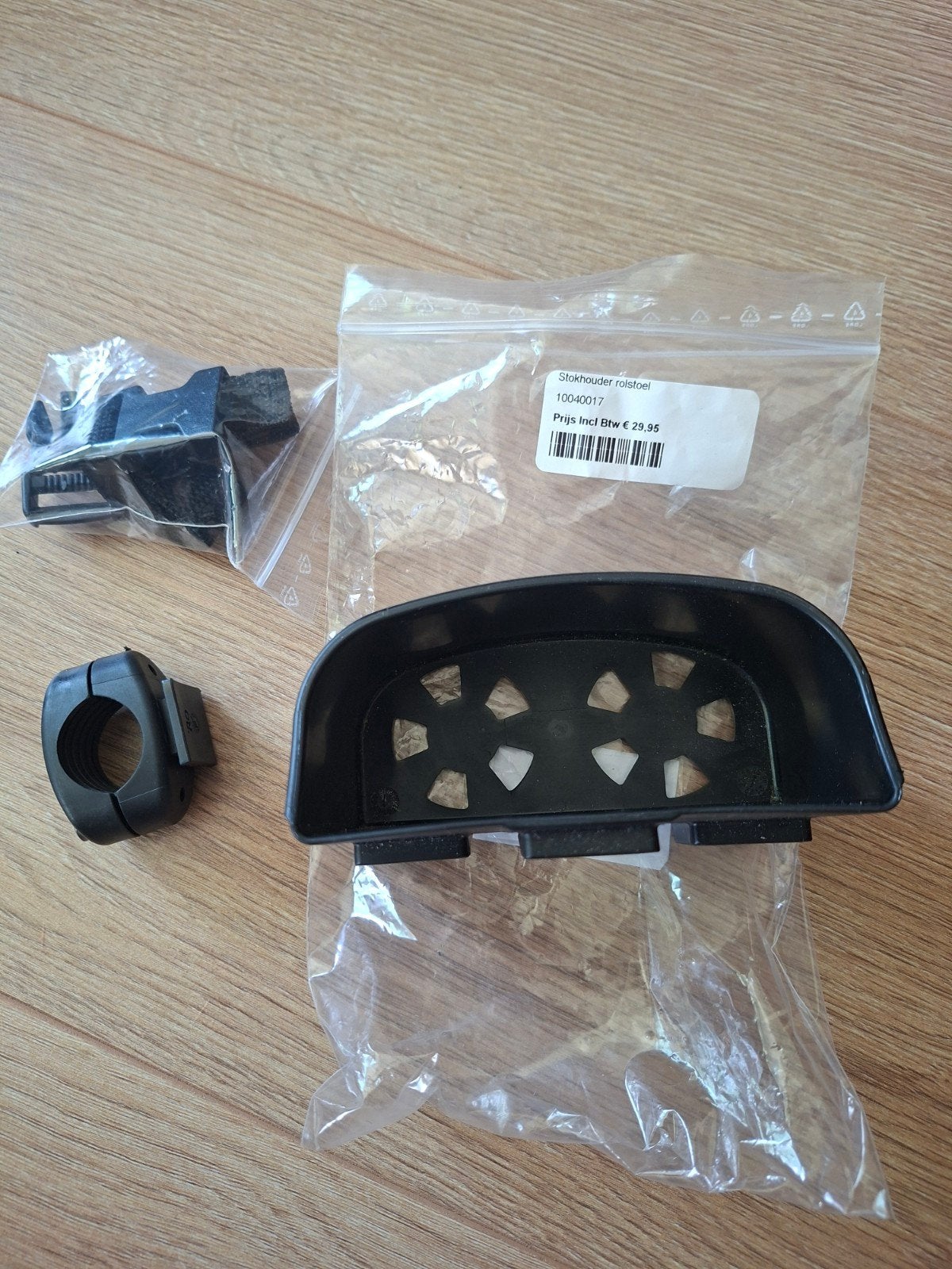 Stokhouder rolstoel + 4 losse houders, Ophalen