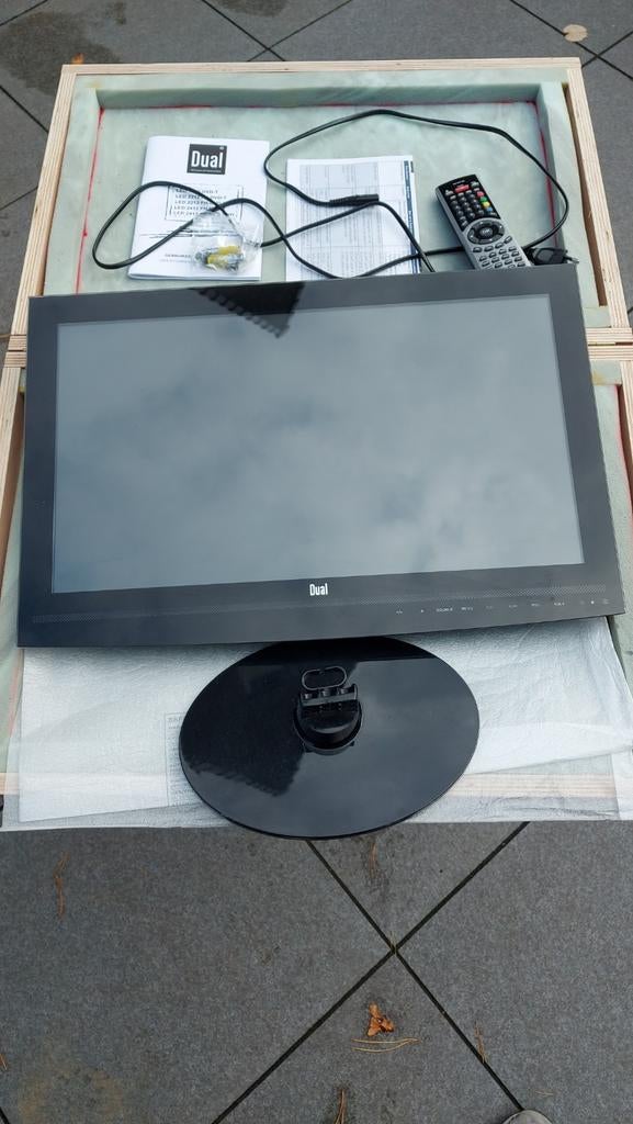DUAL LED 2212 tv dvd combi. 22 inch scherm, Audio, Tv en Foto, Televisies, 50 Hz, HD Ready (720p), 40 tot 60 cm, Ophalen