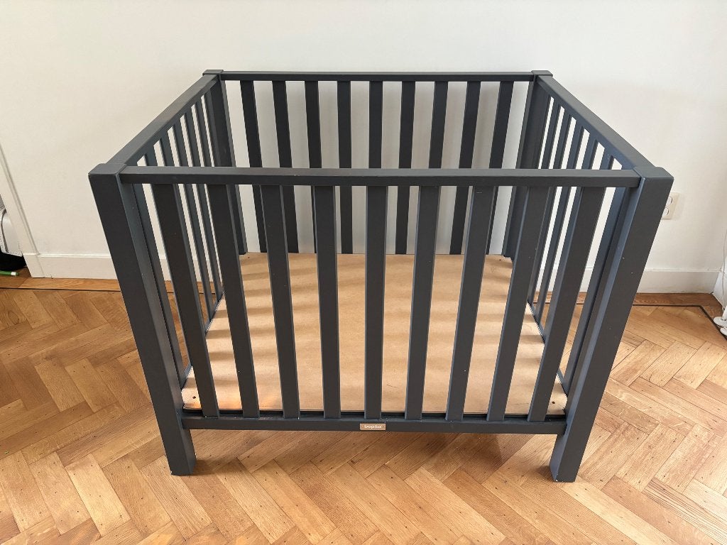 Bopita box grijs, Kinderen en Baby's, Boxen, Ophalen, Gebruikt, In hoogte verstelbaar