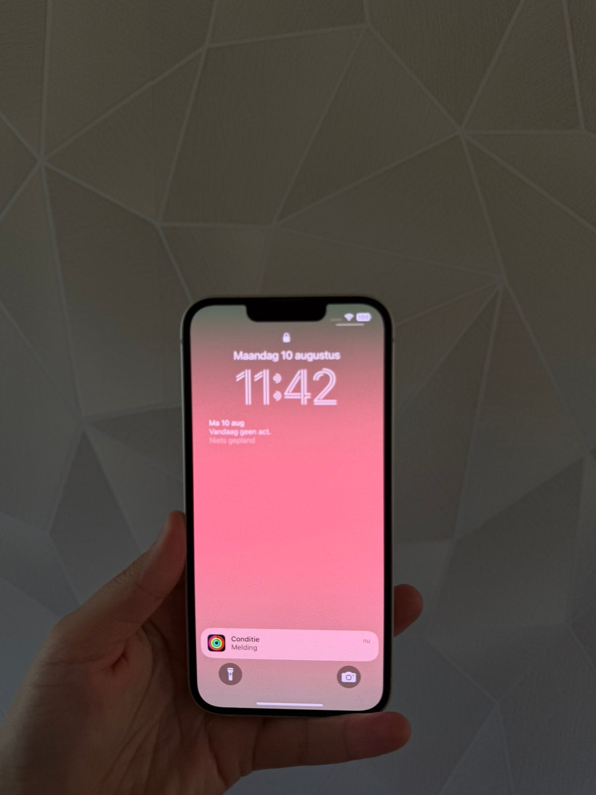 Iphone 14 128 gb wit, Ophalen, Wit, 84 %, Zonder simlock