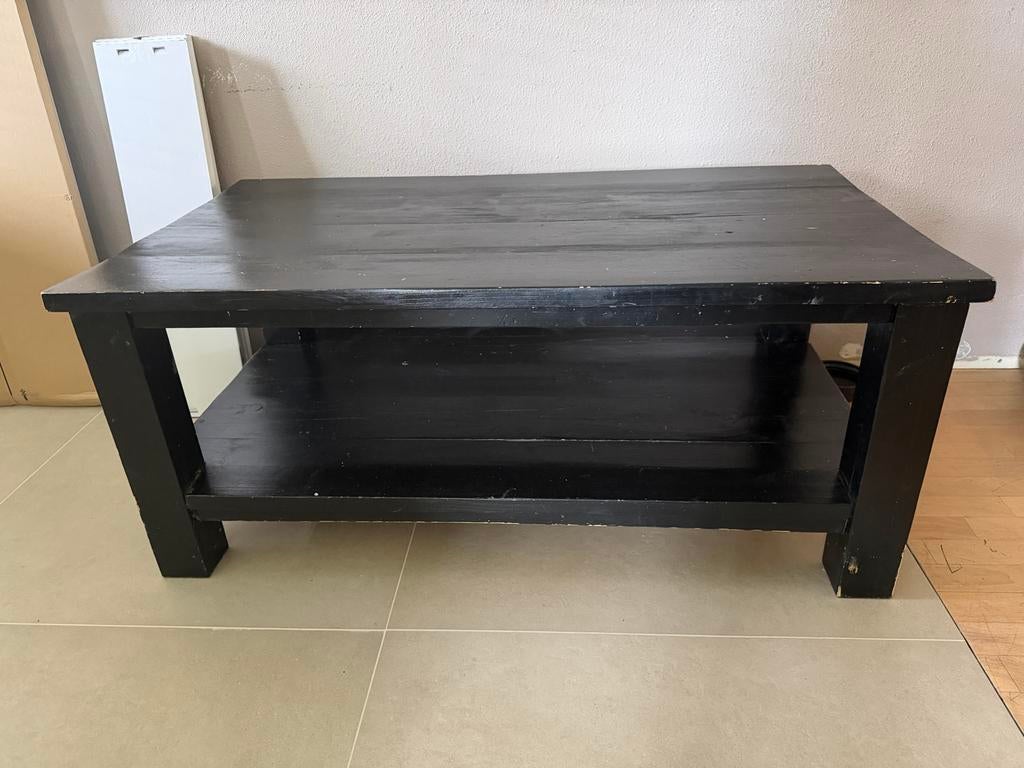 Steigerhouten salontafel - 130x71x55 cm, Huis en Inrichting, Tafels | Salontafels, Ophalen, Gebruikt, 100 tot 150 cm, 50 tot 75 cm