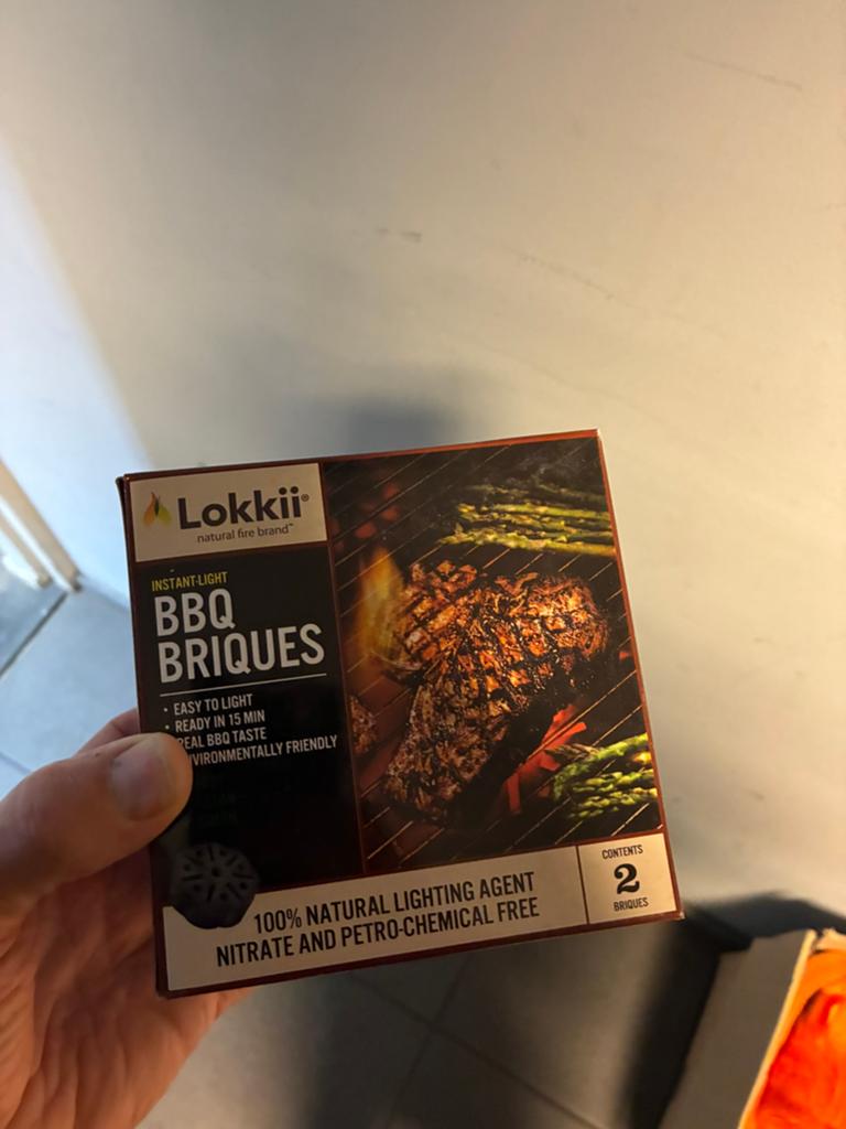 Lokkii Instant-Light BBQ Briketten (2 stuks), Ophalen of Verzenden, Nieuw