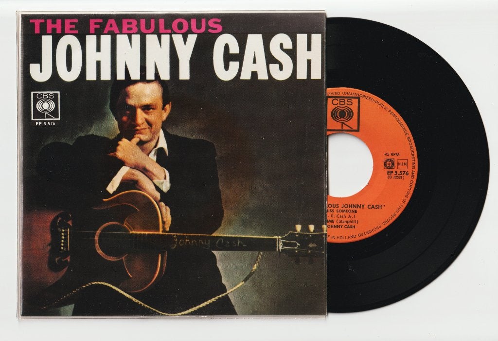 EP The Fabulous Johnny Cash - CBS EP 5.576, Cd's en Dvd's, Vinyl Singles, Verzenden, 7 inch, Zo goed als nieuw, EP