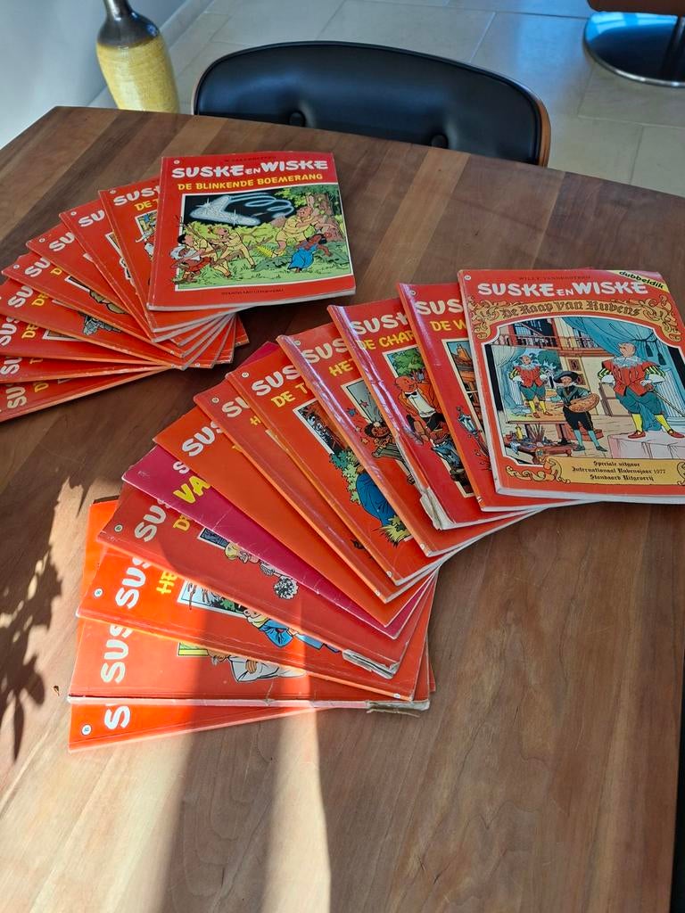 Suske en Wiske stripboeken, Ophalen