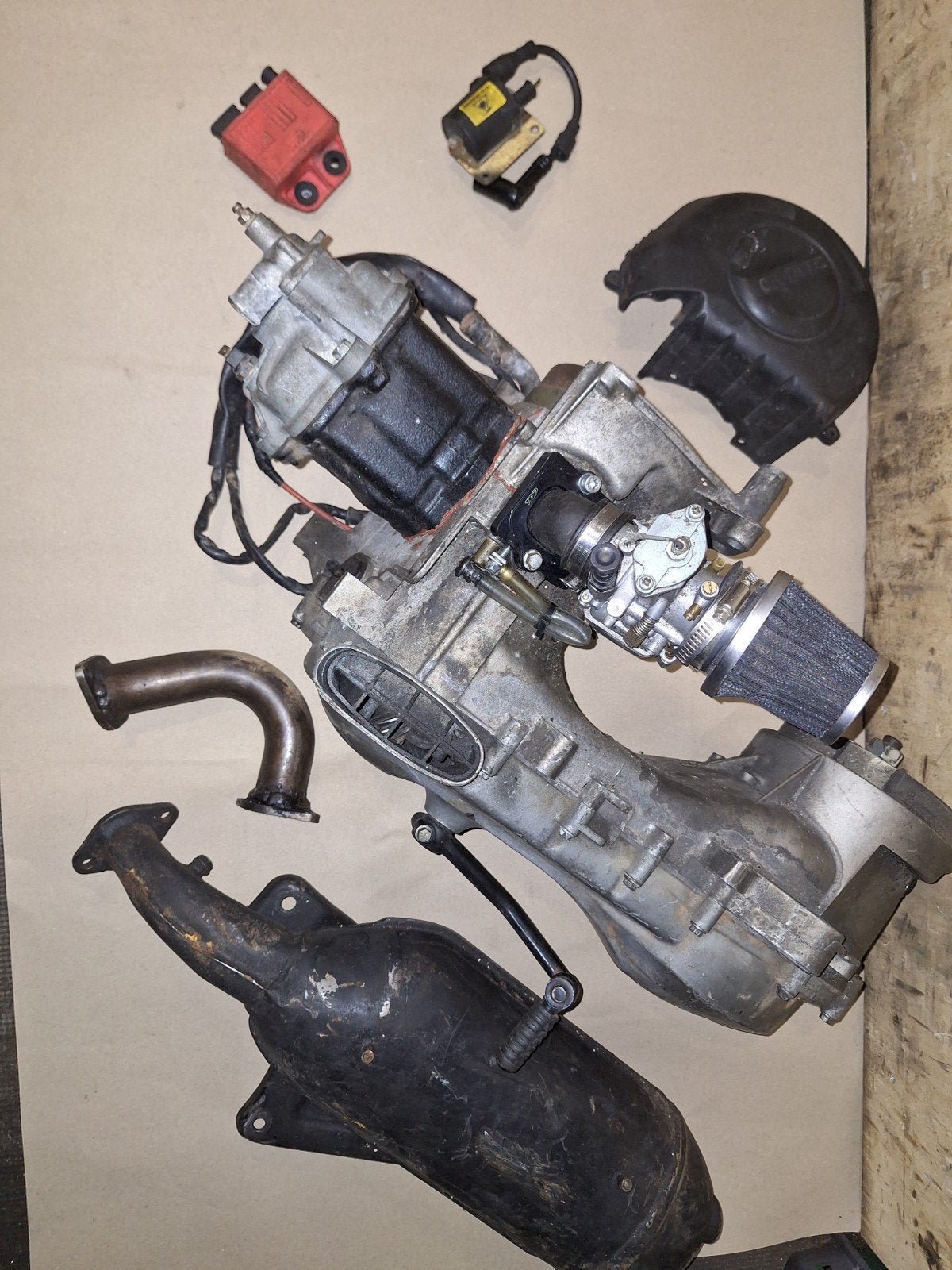 Gilera runner getuned 125cc motor blok mo7, Ophalen, Zo goed als nieuw, Blok