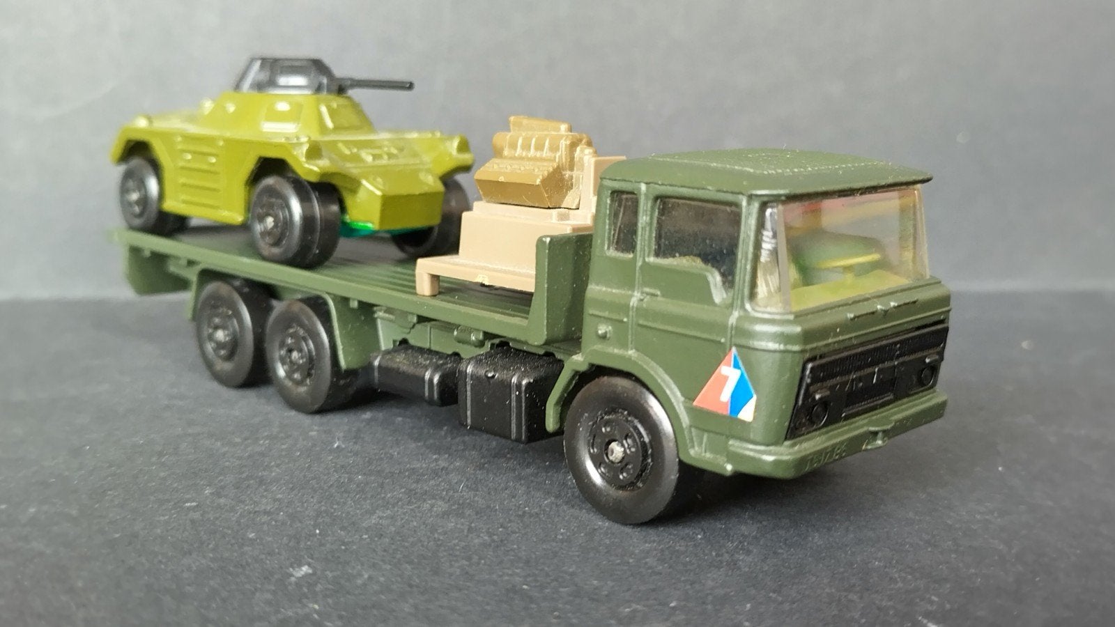 Daf 2000 Army Waesel Matchbox Superkings Pol, Verzenden, ., Zo goed als nieuw, Bus of Vrachtwagen