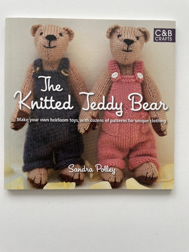 Knitted Teddy Bear, Breien en Haken, Verzenden, Sandra Polley, Zo goed als nieuw