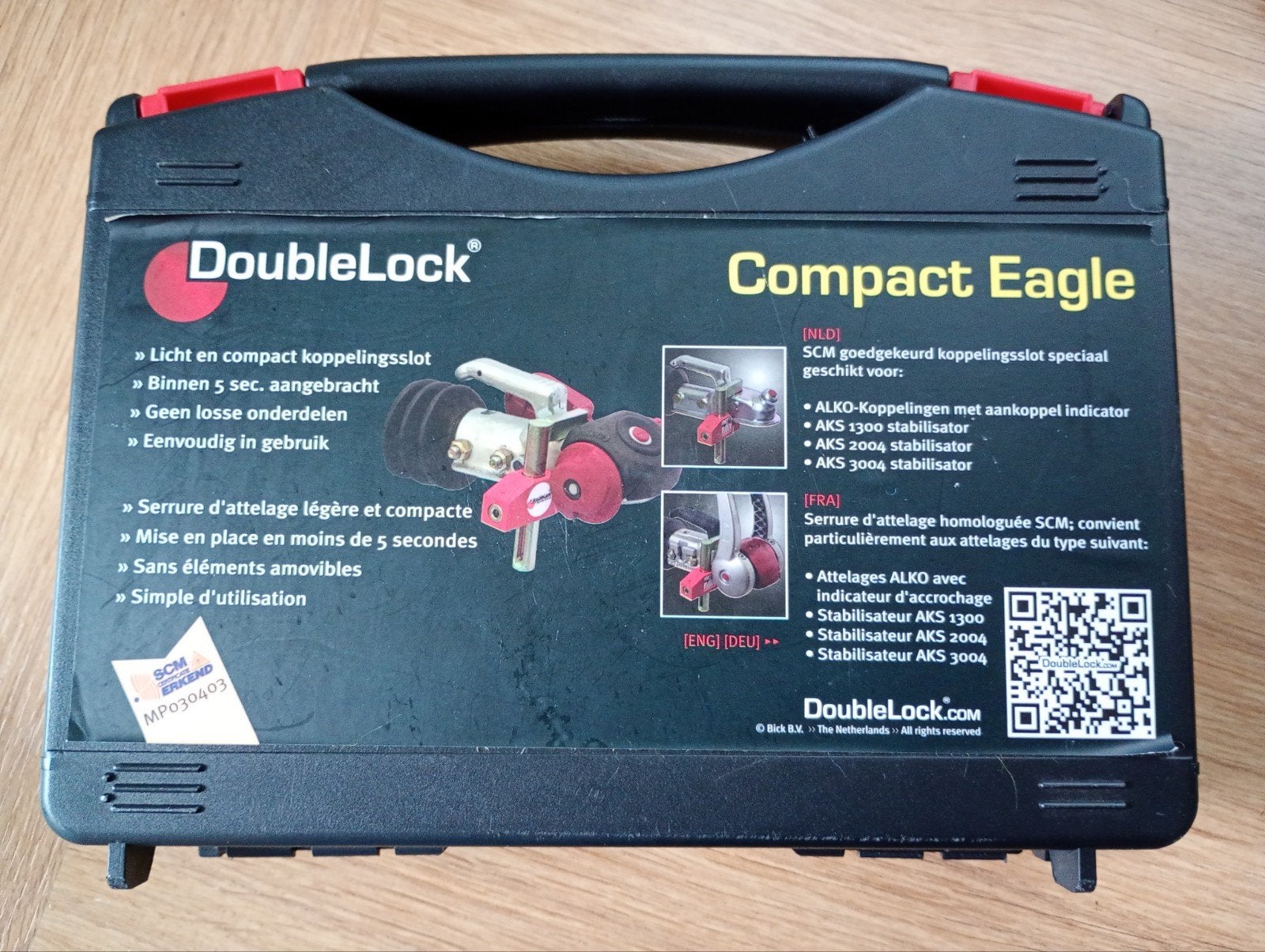 Disselslot DoubleLock Compact Eagle SCM gekeurd, Ophalen of Verzenden, Gebruikt