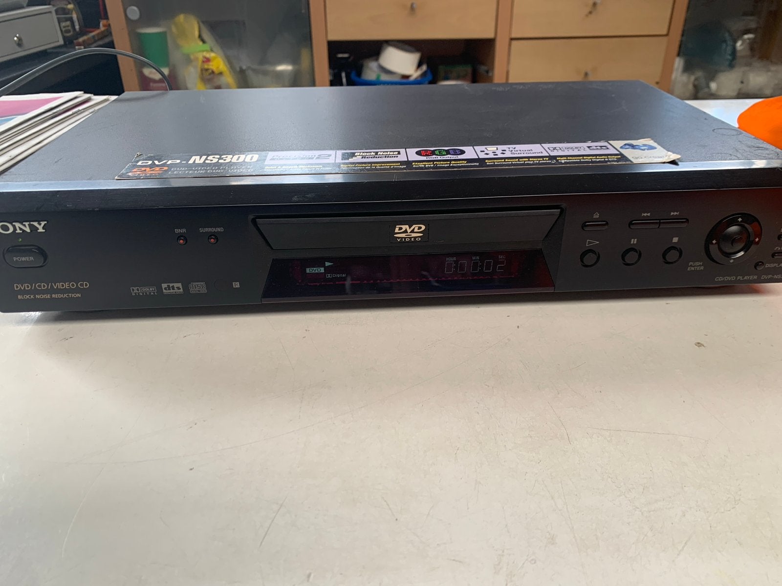 Sony DVP-NS300 DVD/CD Speler - Goede Staat, Audio, Tv en Foto, Dvd-spelers, Dvd-speler, 1947KT, Gebruikt, Kringloopafrika@gmail.com