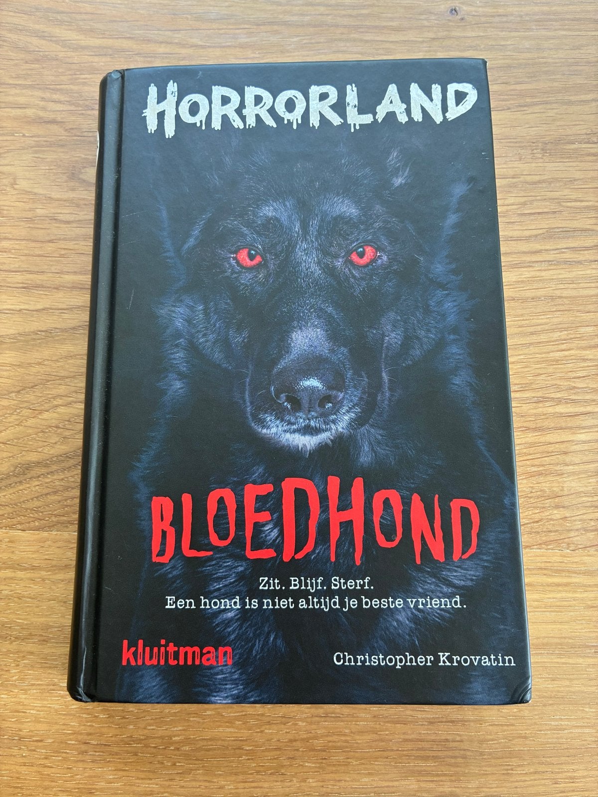 Horrorland: Bloedhond - Spannend jeugdboek, Ophalen of Verzenden, Zo goed als nieuw, Fictie