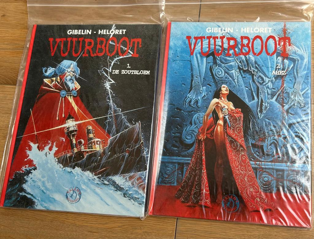 Vuurboot 1 en 2 hardcover (Talent coll. 500), Complete serie of reeks, Ophalen of Verzenden, Zo goed als nieuw