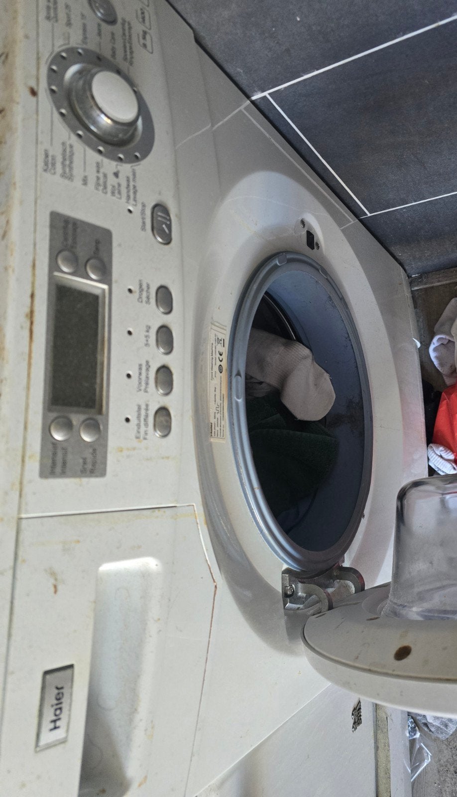 washing machine and dryer, Ophalen
