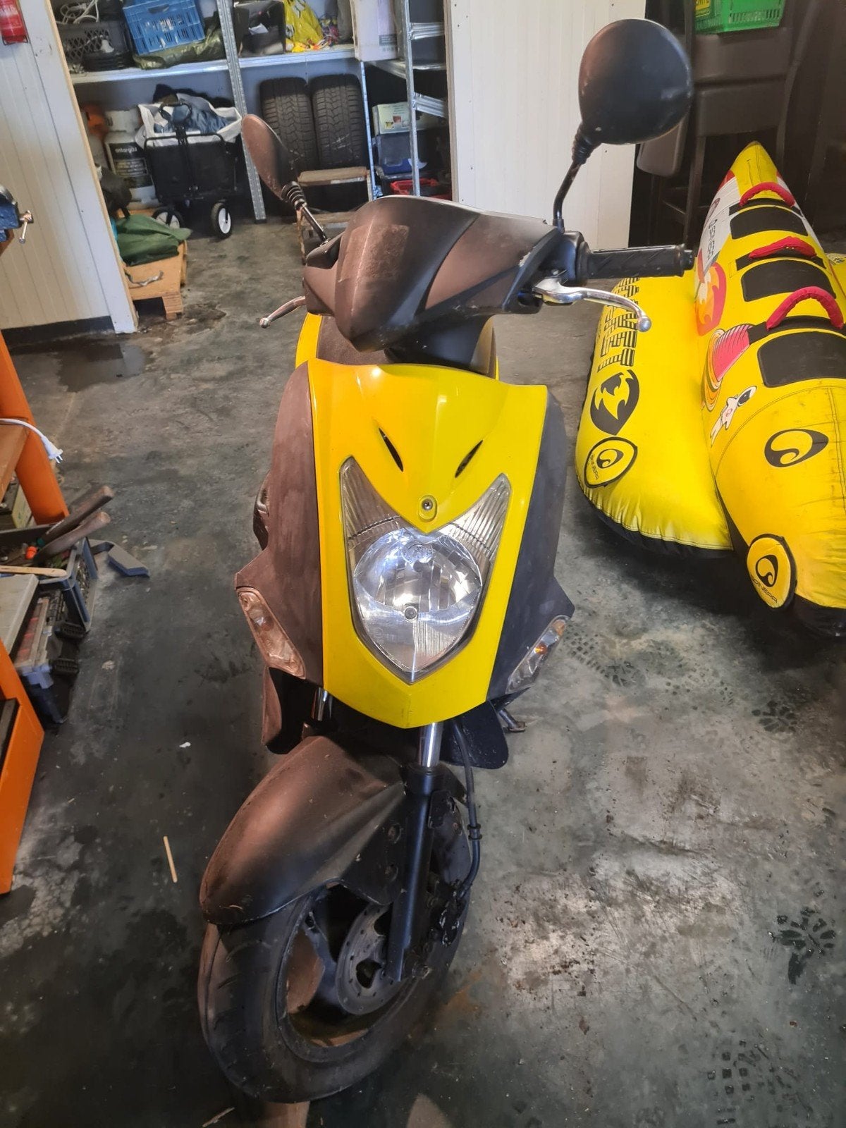 Kymco 50 op kenteken, Ophalen, Benzine, Agility