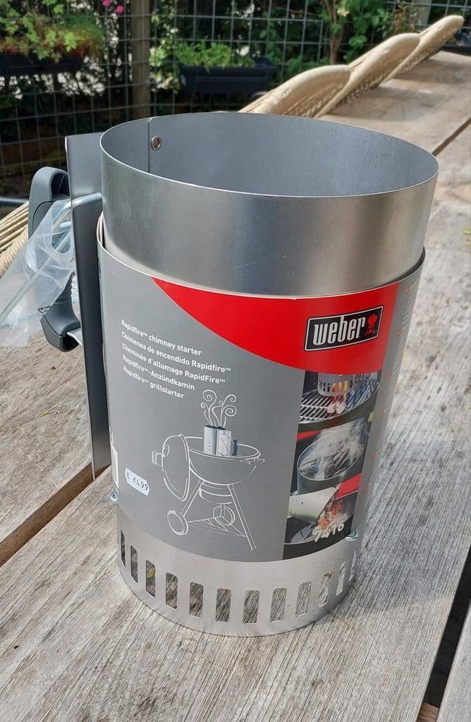 Weber Houtskoolstarter 7416 Rapidfire - Nieuw in verpakking, Ophalen of Verzenden