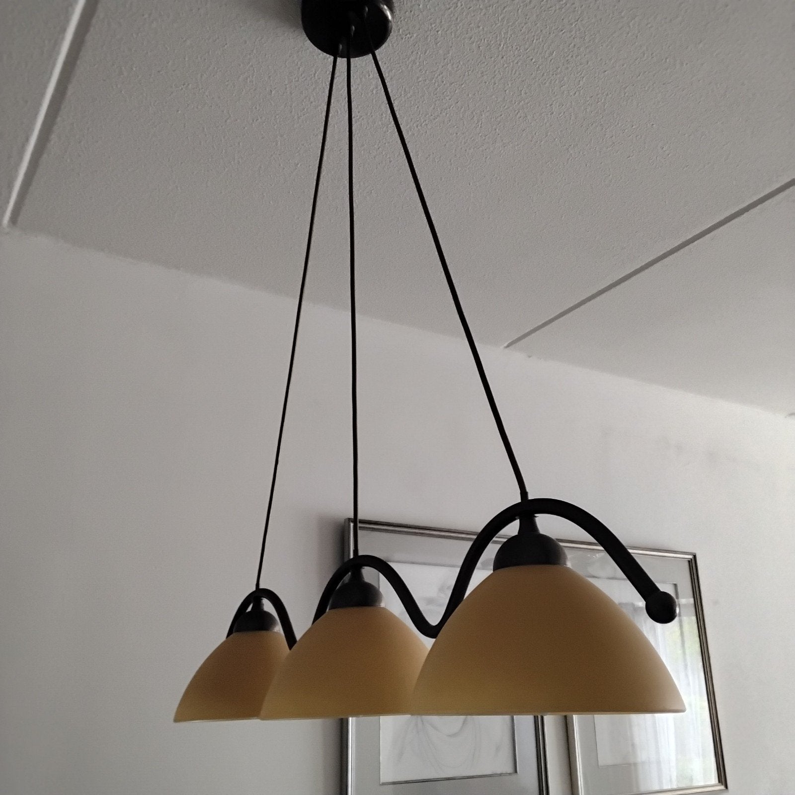 te koop, Ophalen, Beige, Hanglamp, E14 (klein)