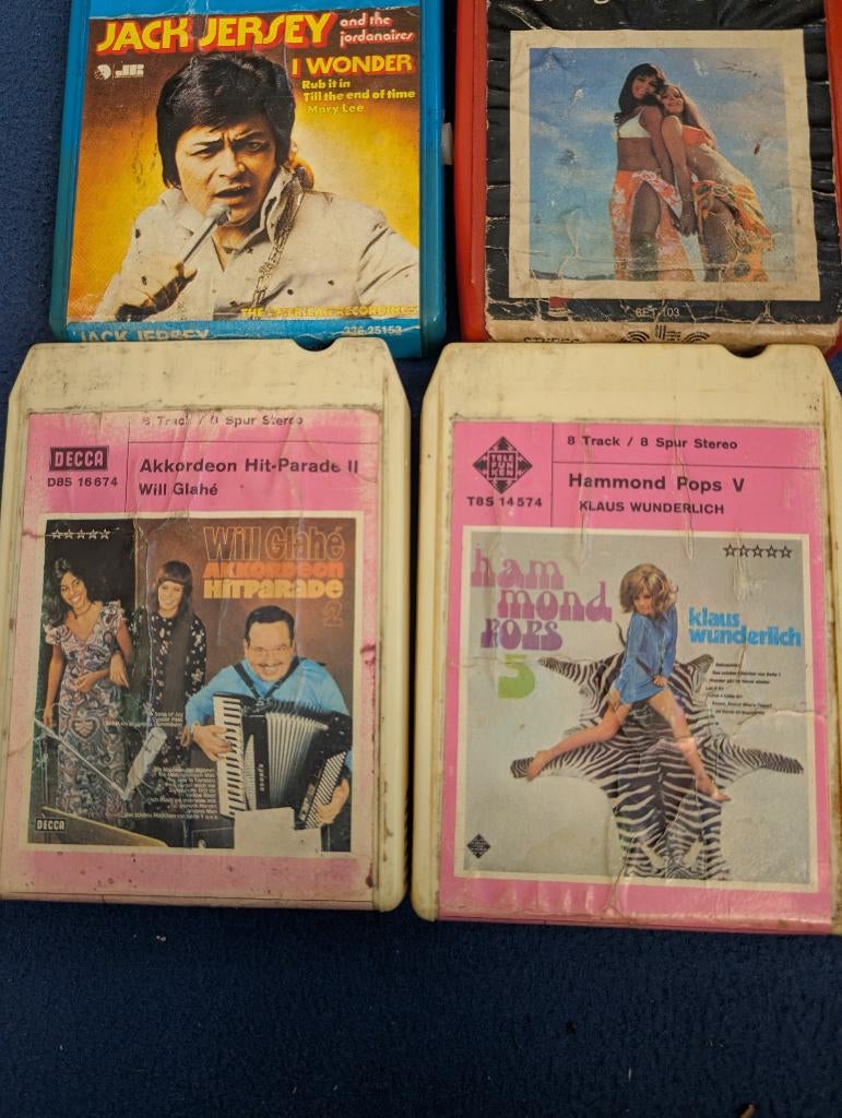 8 track banden, Gebruikt, Overige genres, 1 bandje, Ophalen of Verzenden