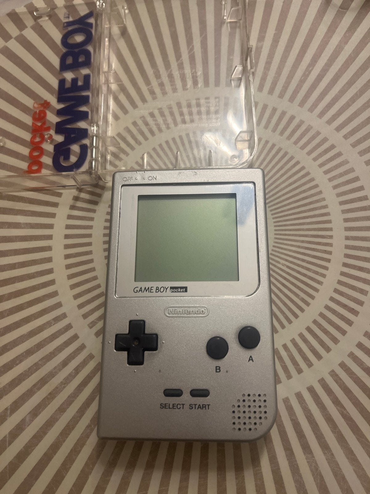 Nintendo Game Boy Pocket (MGB-001) met beschermhoes, Ophalen of Verzenden, Gebruikt