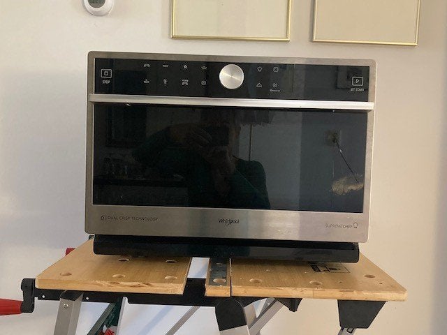 Philips Whirlpool Combimagnetron MWPN 3391 SX, Ophalen, Combimagnetron, Gebruikt, Draaiplateau